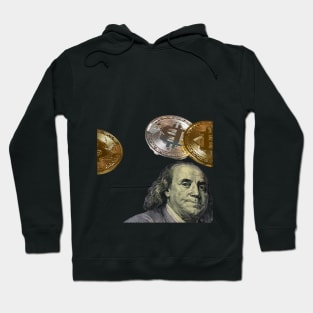 Bitcoin & Benjamin Franklin Hoodie